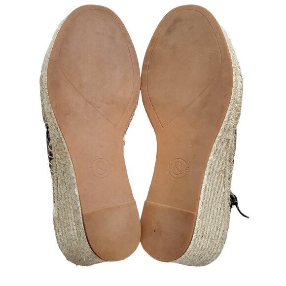 Treasure & Bond Sannibel High Heel Espadrille Platform Wedges Taupe Gray Size 10 - Picture 13 of 15